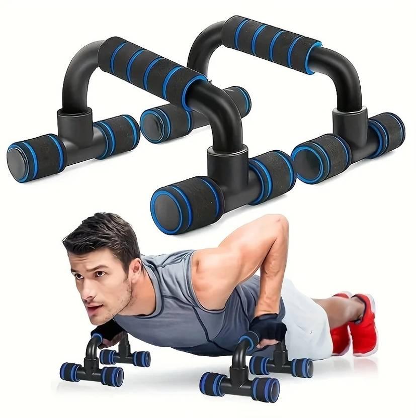 2-Piece Ergonomic Push-Up Bars – Non-Slip Portable Push-Up Stands for Home Strength Training - Shopeleven