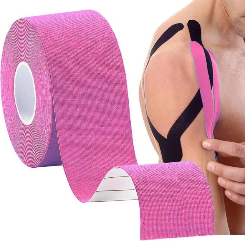 Elastic Kinesiology Sports Tape – Uncut Muscle & Joint Support Tape for Rehab, Fitness, Physiotherapy & Athletic Use - Shopeleven
