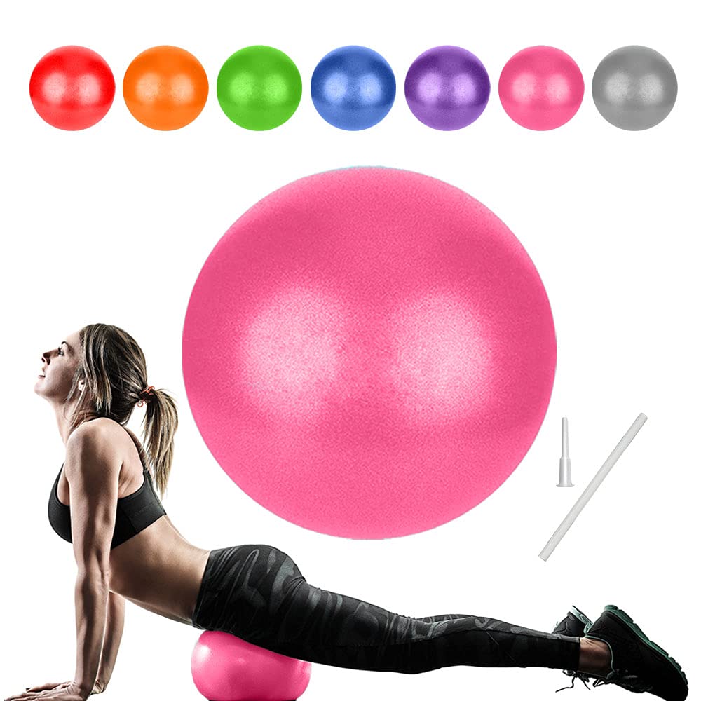Anti-Burst Exercise Gym Ball for Workout, Yoga, Pilates & Home Fitness | Stability Ball with Pump | Balance & Core Trainer