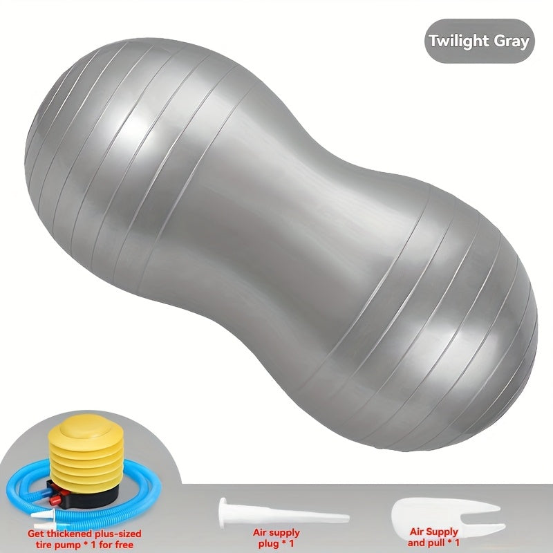 Peanut-Shaped Anti-Burst Yoga Ball – Stability & Balance Trainer for Back Massage, Physical Therapy & Core Exercise – Durable, Slip-Resistant