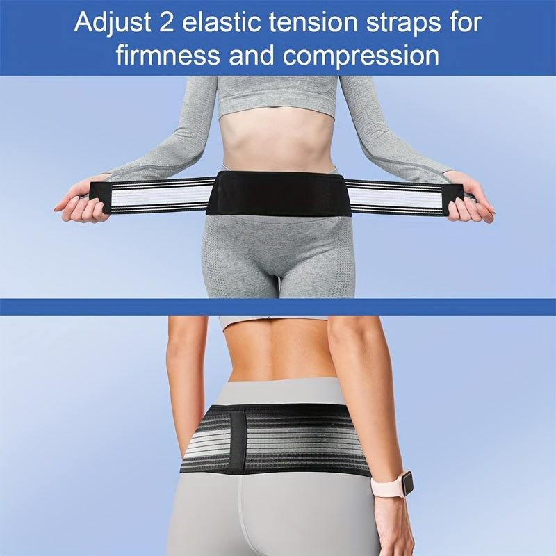 Sacroiliac & Hip Support Belt – Lumbar, Pelvic & Sciatic Nerve Back Brace for Men & Women