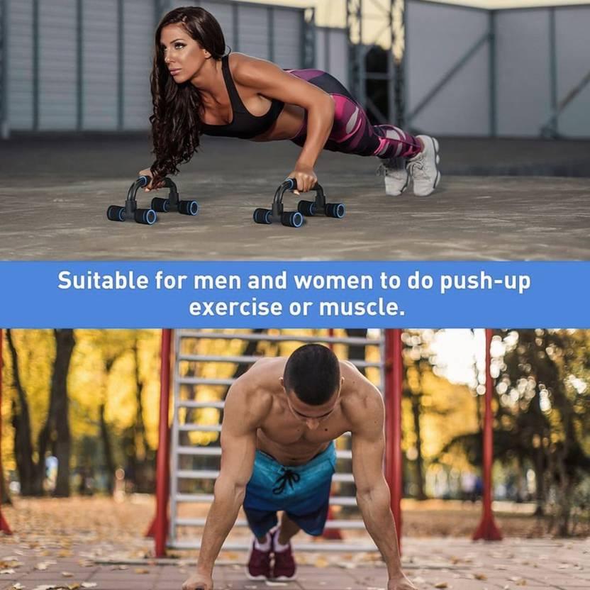 2-Piece Ergonomic Push-Up Bars – Non-Slip Portable Push-Up Stands for Home Strength Training - Shopeleven