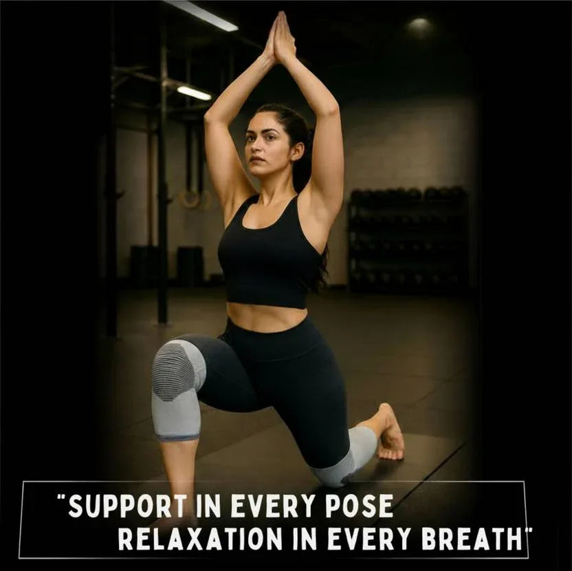 2-Pack Breathable Fiber Knee Brace – Unisex Compression Knee Support for Sports, Running & Outdoor Activity (Copy) - Shopeleven