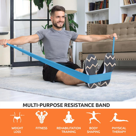 Advanced Yoga Stretching Band - Suitable for full body exercises, stretching bands, yoga exercises, Pilates, and stretching. Ideal for exercise, fitness, resistance bands, elastic bands, and yoga bands with strength and flexibility