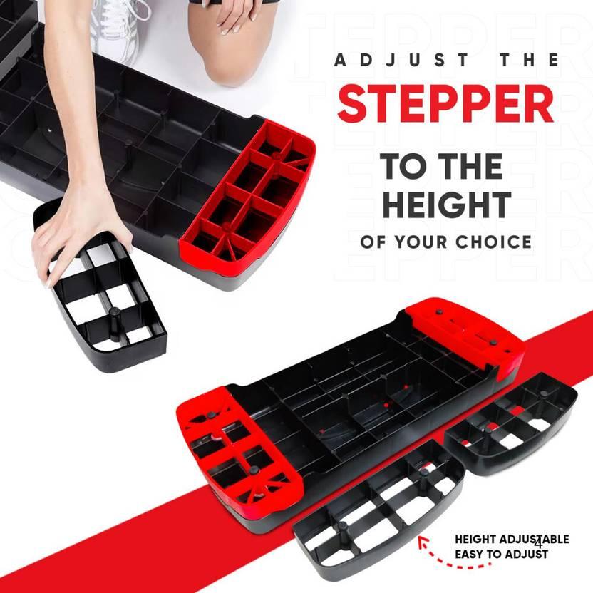 Adjustable Height Aerobic Step Board – Portable Home Stepper for Cardio, Zumba & Fitness Workouts - Shopeleven
