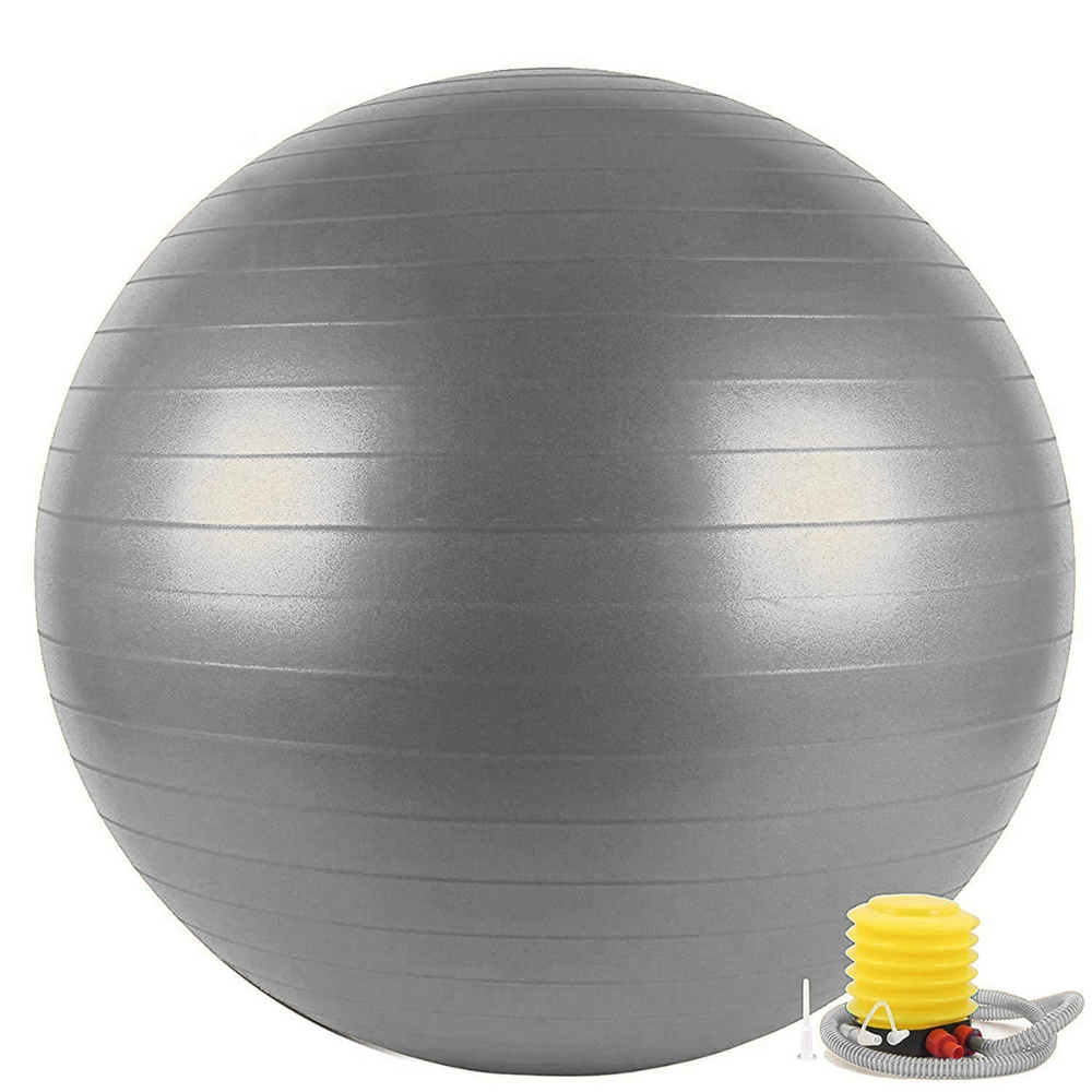 Heavy-Duty Fitness & Stability Ball with Pump – Premium PVC Exercise Ball for Yoga, Core & Balance Workouts