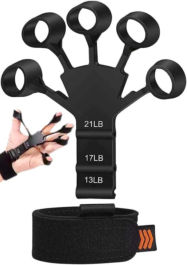 Finger Gripper, Finger Exercise Equipment for Wrist, Forearm Muscles | Finger Stretcher, Hand Grip Exerciser, Palm Strengthener, Finger Grip
