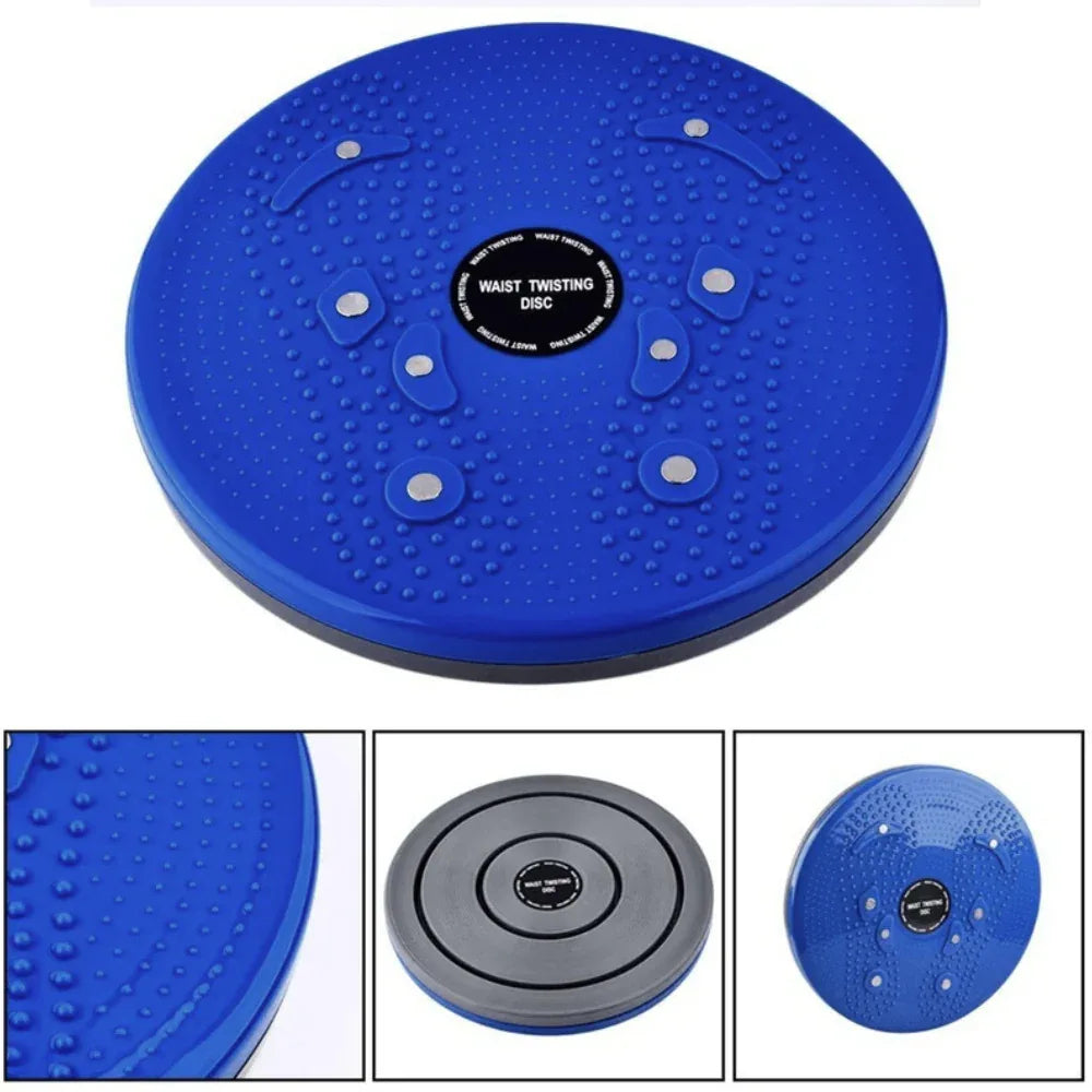 Tummy Twister, Tummy Trimmer, Abs Roller & Shaper, Exercise Machine, Non-Slip Surface, Blue - Shopeleven