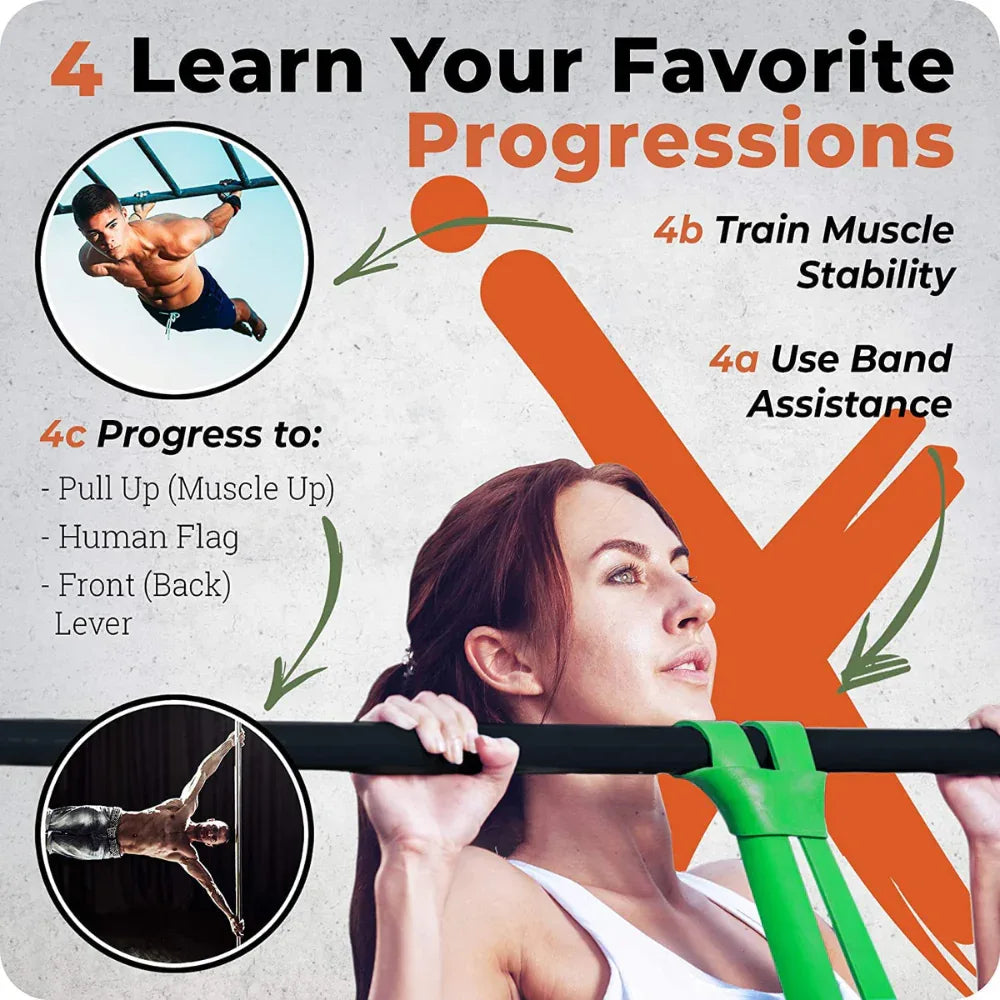 Fitness Resistance Bands for Home Gym, Physical Therapy & Muscle Training - Ideal for Women, Christmas, Valentine'S Day & More, Resistance Bands for Working Out, Home Gym Equipment, Sleek Design, Durable Construction - Shopeleven