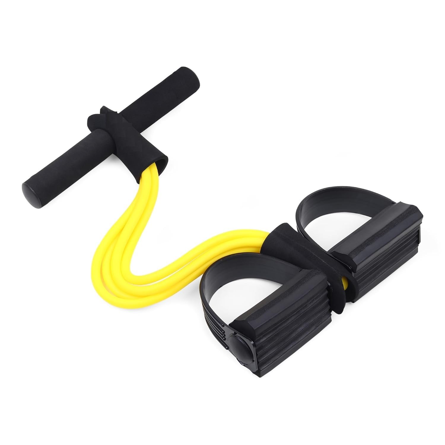 Natural Rubber Pull Reducer Training Bands 4 Tubes Body Trimmer Pedal Exerciser Yoga Crossfit Exercise, Arm Exercise, Tummy Body Building Training Men and Women (Reducer)