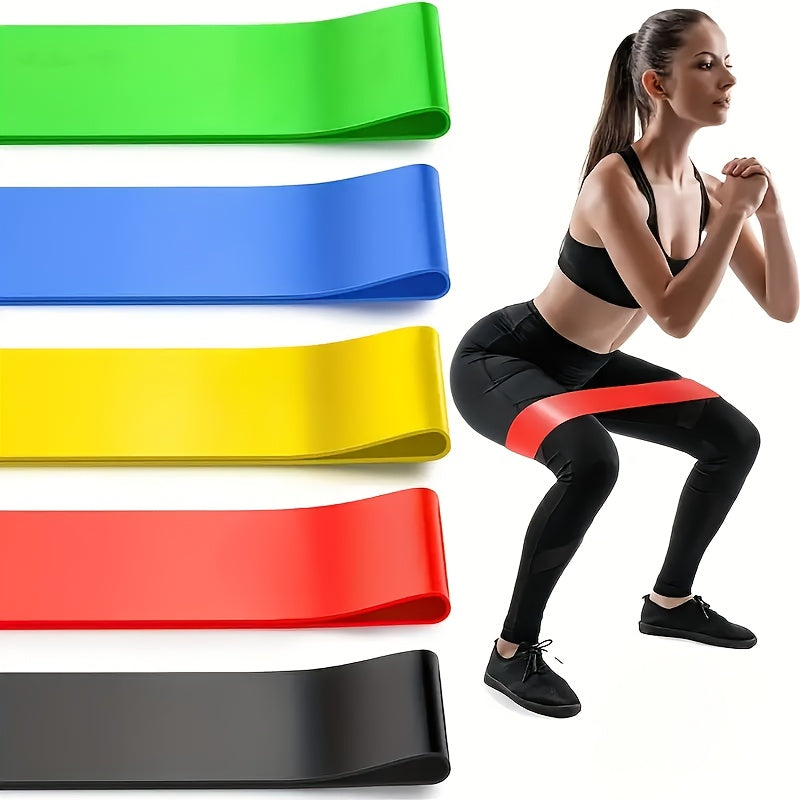 5/1Piece Resistance Band Set | Get Fit with Different Levels of Exercise for Men & Women | Gym Resistance Bands Yoga Rubber Bands Elastic Workout Equipment