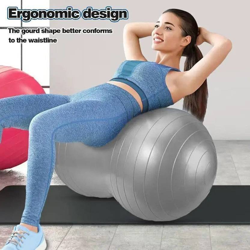 Peanut-Shaped Anti-Burst Yoga Ball – Stability & Balance Trainer for Back Massage, Physical Therapy & Core Exercise – Durable, Slip-Resistant