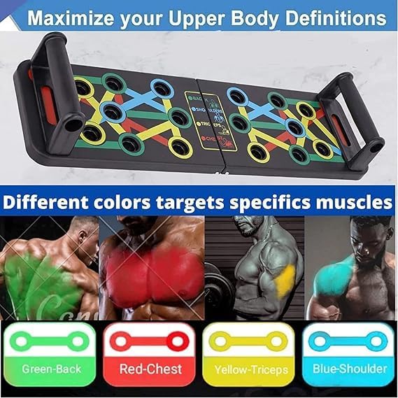 Multifunctional Home Gym Push-Up Training Board – Ergonomic Chest & Shoulder Strength Equipment (PP Material)