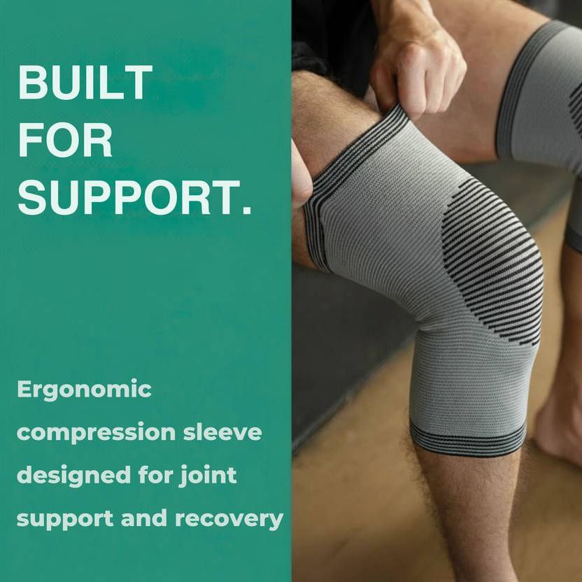 2-Pack Breathable Fiber Knee Brace – Unisex Compression Knee Support for Sports, Running & Outdoor Activity (Copy)