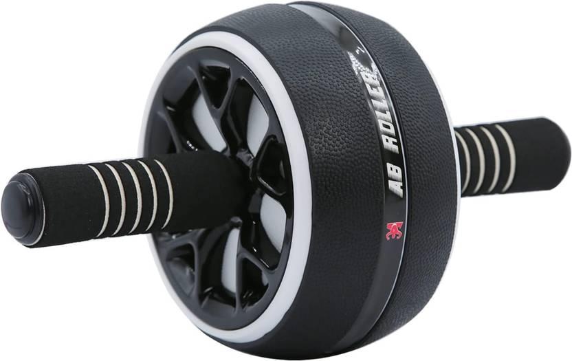 Stainless Steel Abdominal Roller Wheel - Heavy-Duty Core Strength Training Equipment with Prolapse Suitable for Gym, Pilates, Yoga - Non-Electric Muscle Builder for Men & (Abdominal, Chest Workouts) - Shopeleven