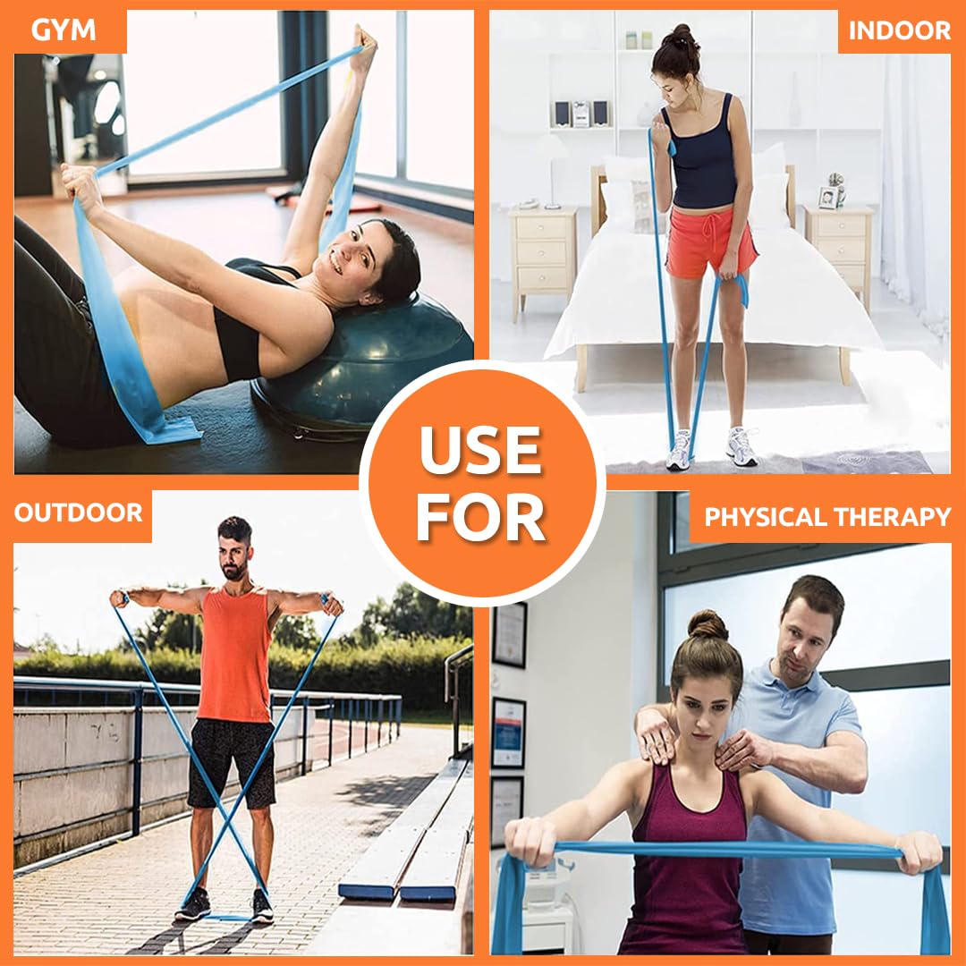 Advanced Yoga Stretching Band - Suitable for full body exercises, stretching bands, yoga exercises, Pilates, and stretching. Ideal for exercise, fitness, resistance bands, elastic bands, and yoga bands with strength and flexibility