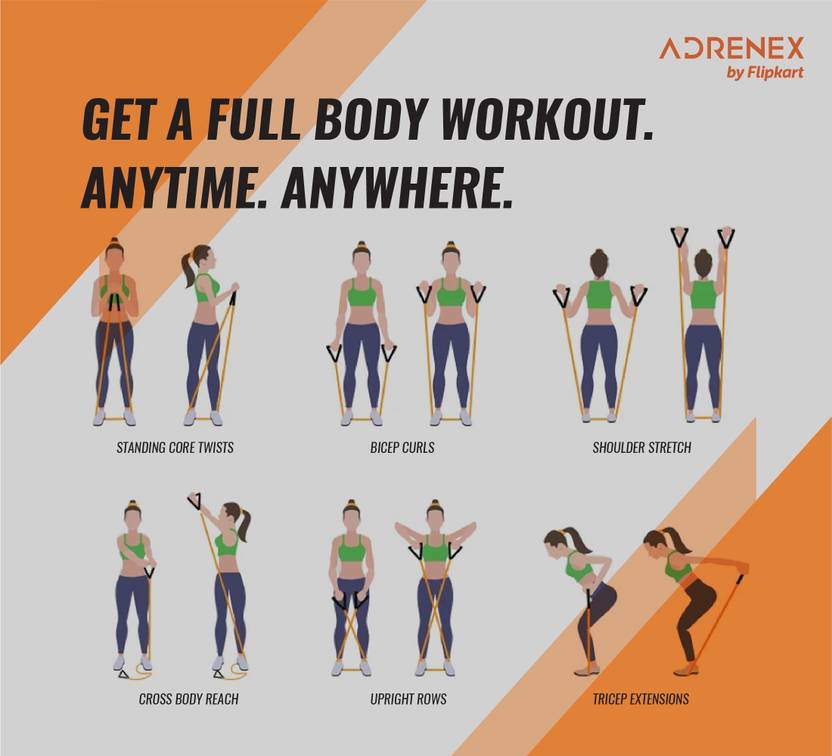 High Quality Latex Resistance Band With Big Handles And Door Anchor, Exercise Bands, Workout Bands, Suitable For Fitness Strength Training, Yoga, Pilates, Home Gym