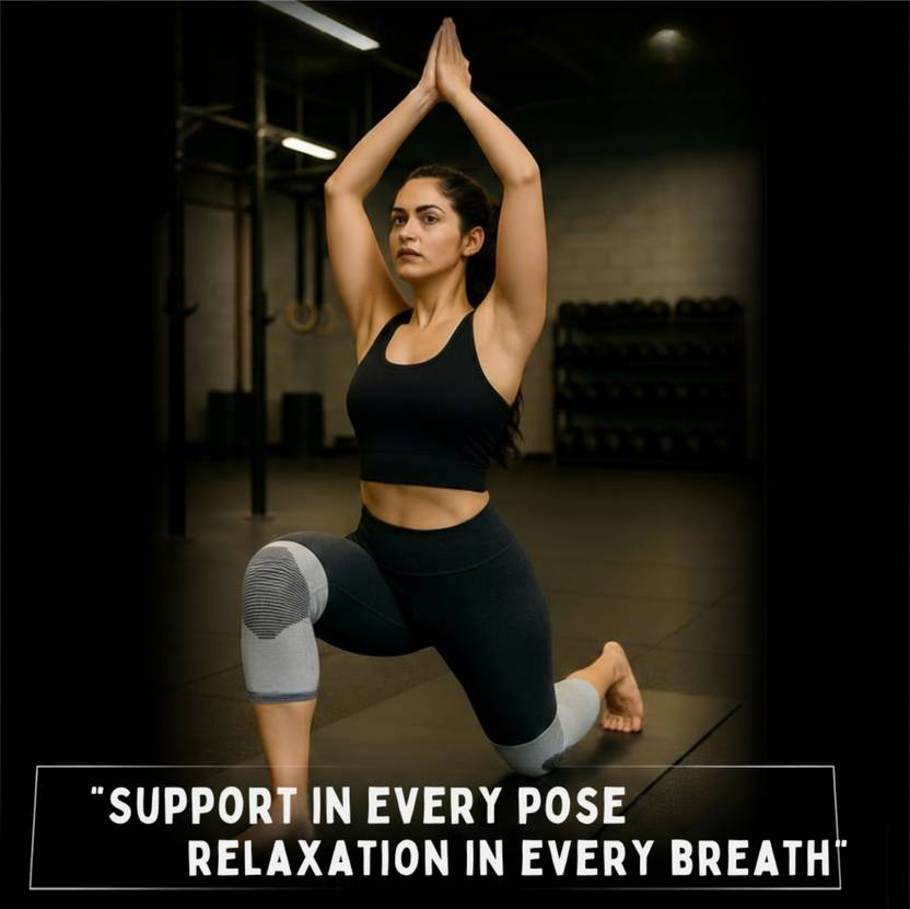 2-Pack Breathable Fiber Knee Brace – Unisex Compression Knee Support for Sports, Running & Outdoor Activity (Copy)