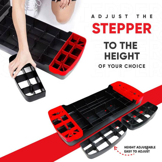 Adjustable Height Aerobic Step Board – Portable Home Stepper for Cardio, Zumba & Fitness Workouts