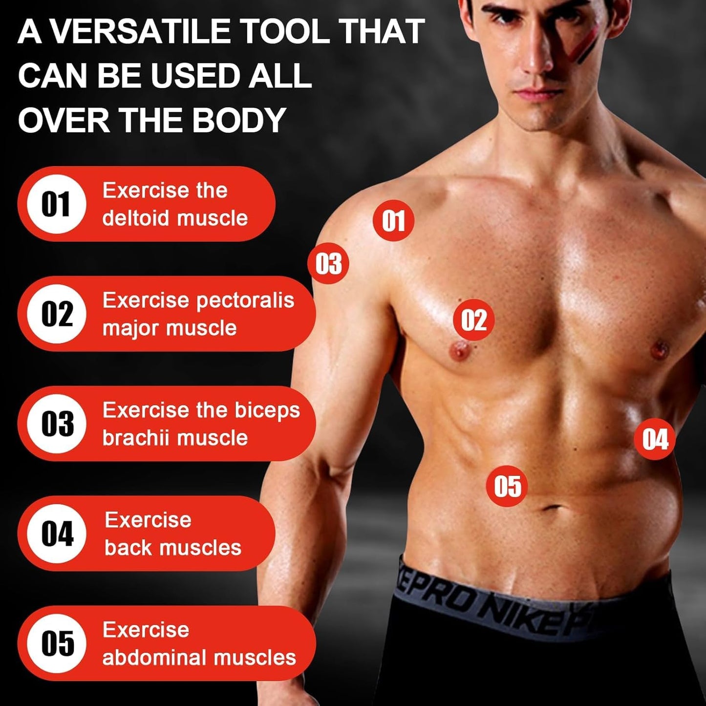 Heavy-Duty Adjustable Spring Arm Exerciser Power Twister – Chest, Arms & Forearm Strength Training Bar