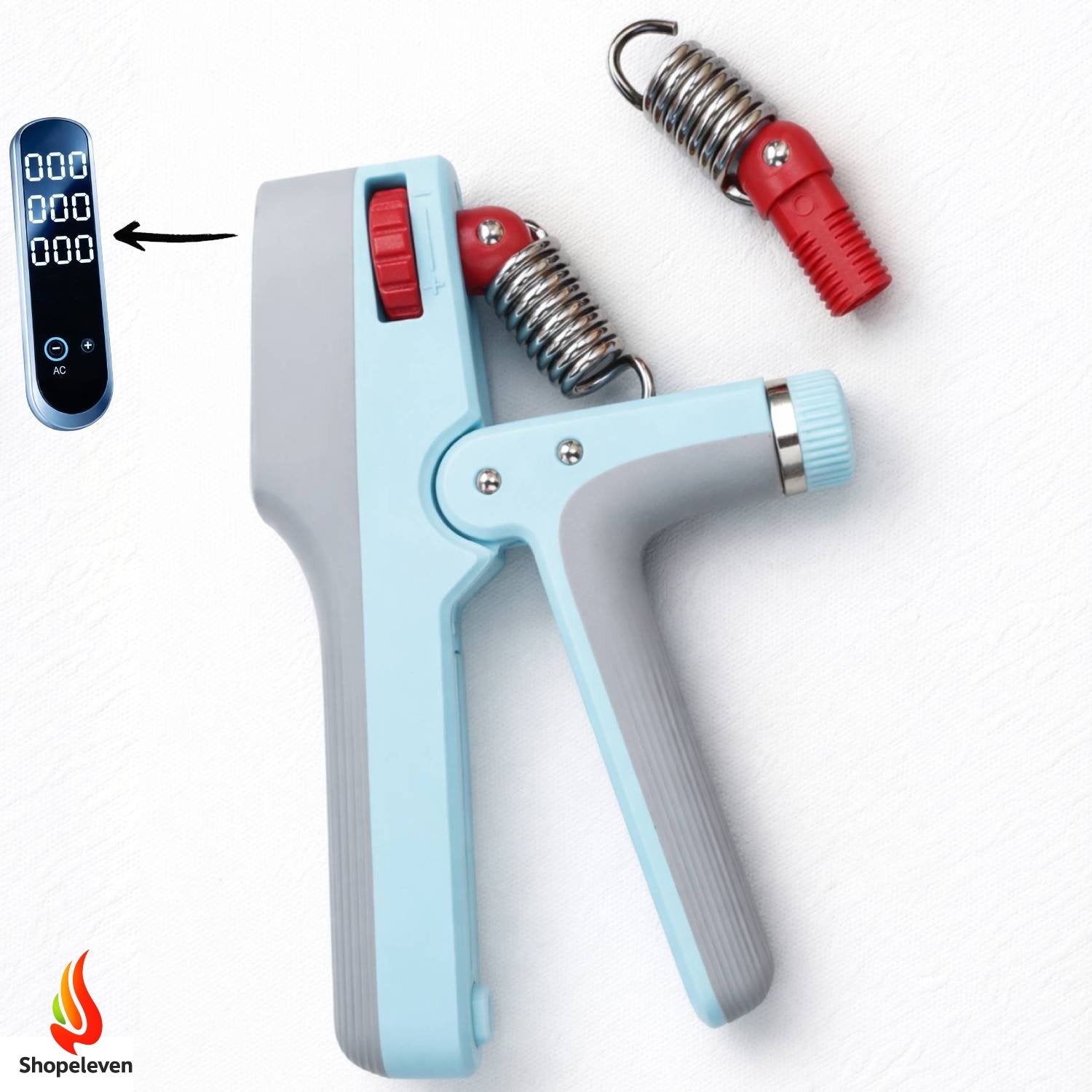 Portable Hand Gripper 5KG–100KG Adjustable | Hand Grip Finger Exerciser Power Gripper | Hand Strengthener Exerciser Equipment for Men Women | Dynamometer Digital Display