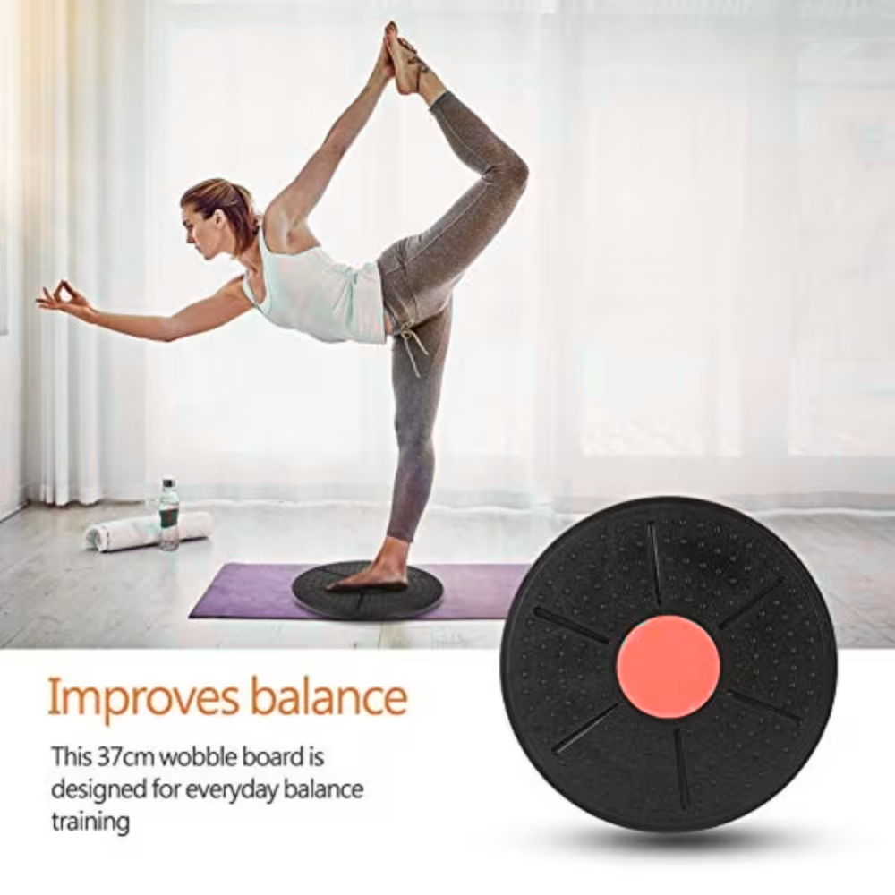 High-Reflective Polymer Balance Board – Universal Fitness & Core Stability Board for Balance Training & Home Exercise