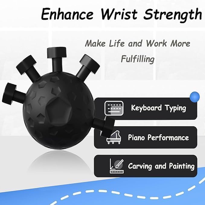 Eagle Claw Hand Grip Strengthener Ball – 20-45KG Resistance, Ergonomic Finger Exerciser for Athletes, Climbers, Musicians, Stress Relief, Therapy & Grip Training..1 Psc